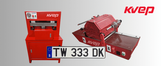 kvep number plate machines