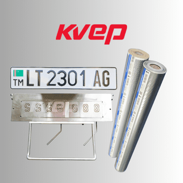 license plate and machine acessories