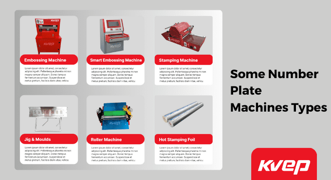 complete number plate machine range